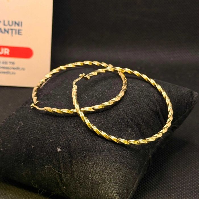 Cercei aur 14K 3.92g (AG15 Gara 1 B34092.9) Garantie 2 ani!