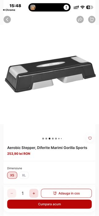 Stepper exercitii fitness nou Germany, pret 100 lei