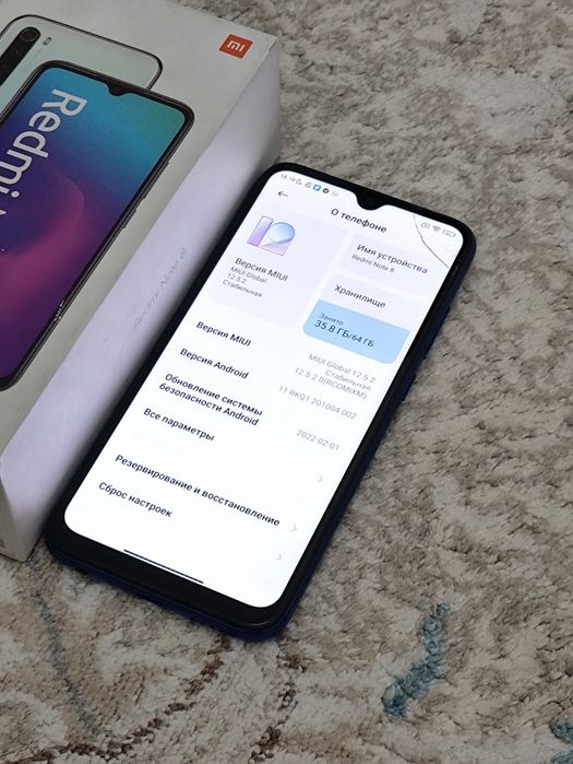 Redmi note 8 4/64,быстрым