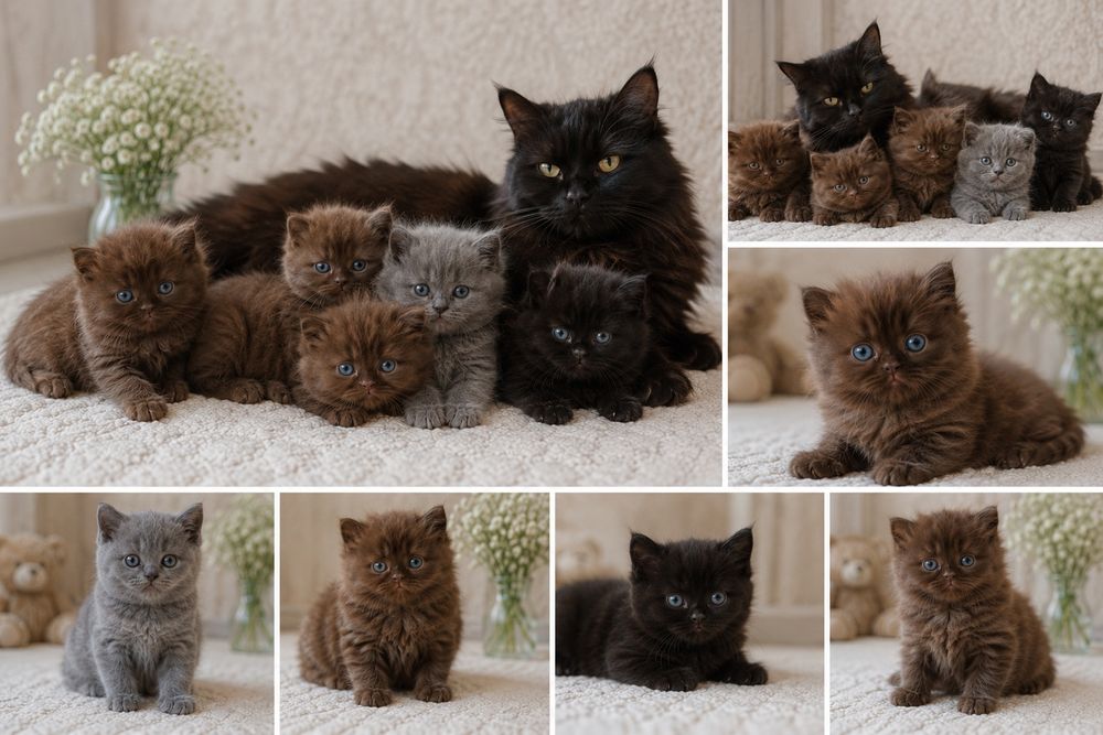 Котята Скотиш Страит,Скотиш Хайлэнд Фолд
