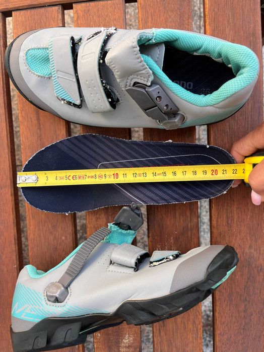 Incaltaminte ciclism MTB Shimano Women Grey/Mint - marimea 35