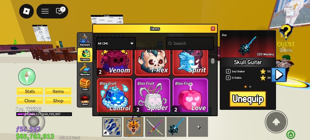 Продам акк блокс фрукт