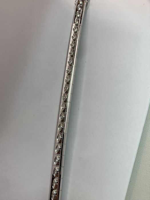 Bratara aur alb 18kt.cu diamante 0.50ct