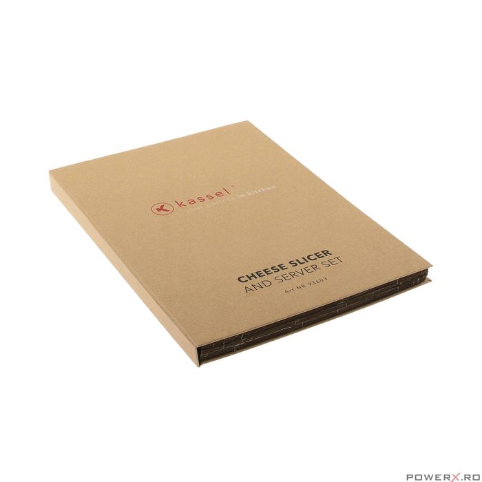 Set 3 ustensile pentru taiat si servit branzeturi, lemn de salcam,