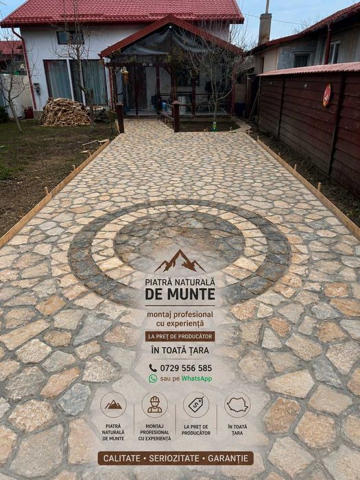 piatra naturala de munte si montaj profesional