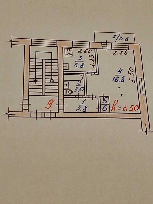Продам 1 ком квартиру