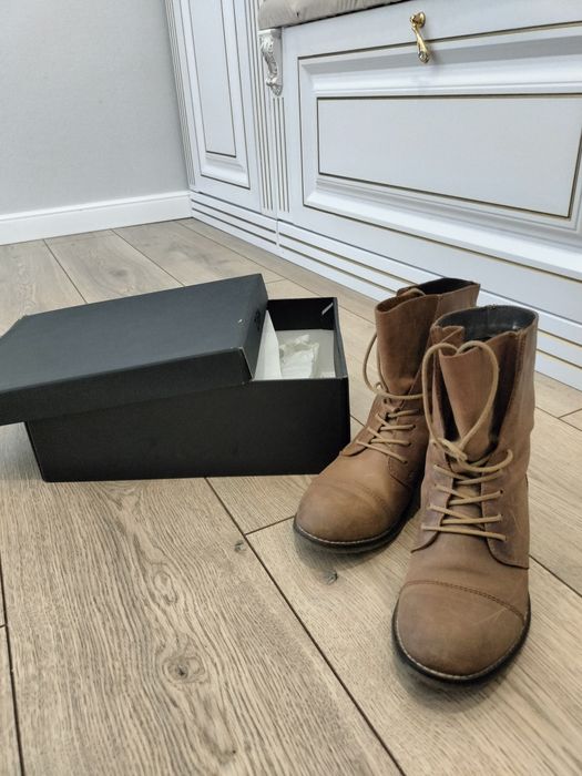 Осенние сапоги натуральная кожа