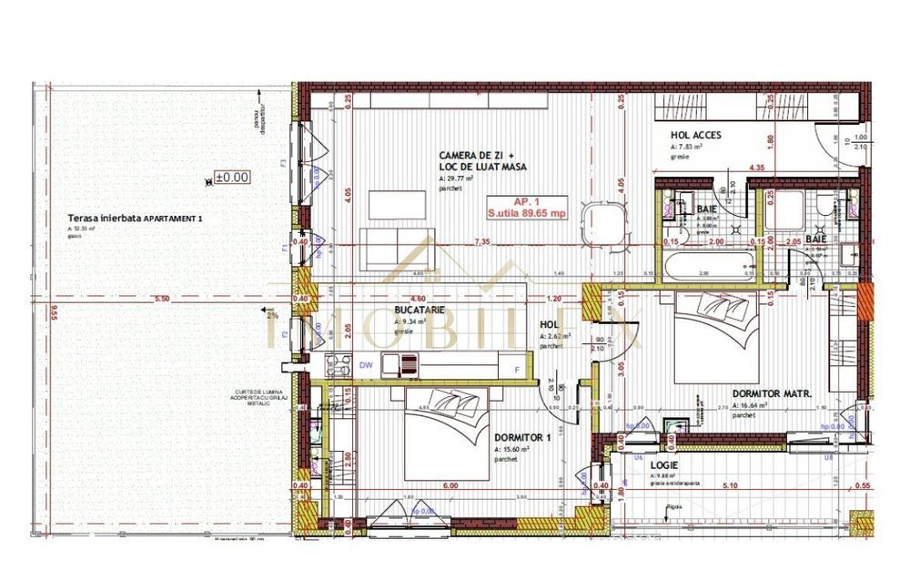 Apartament 3 camere , Bloc Nou , zona Tineretului