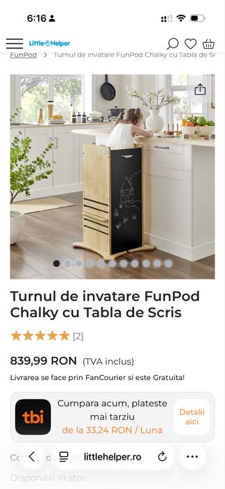 Turn de invatare Little Helper FunPod