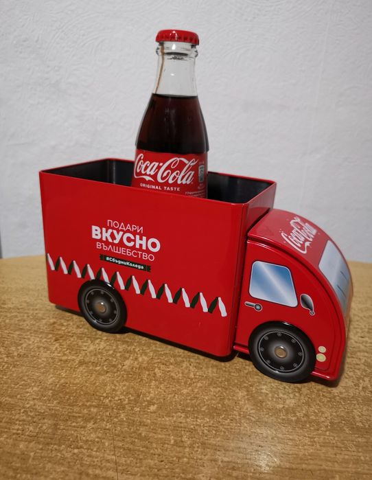 Coca-Cola стъклени бутилки, Coca Cola камионче, Coca Cola стикер