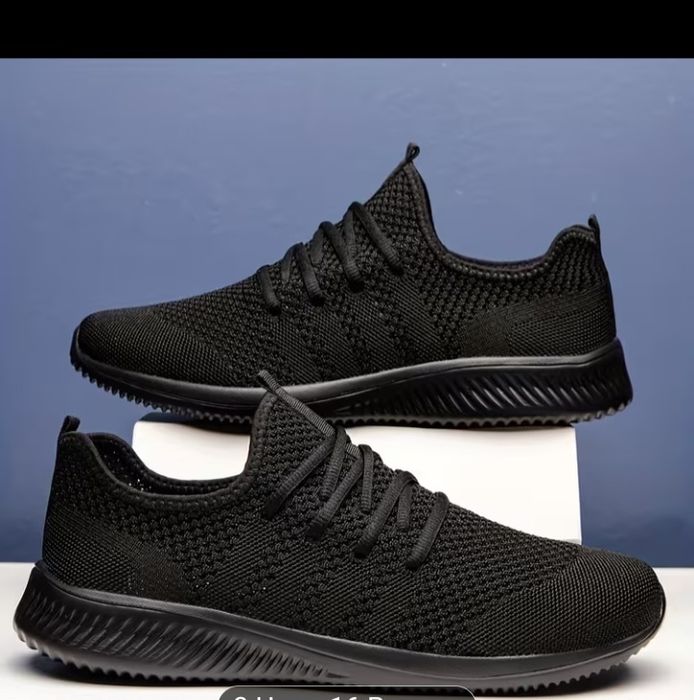 Продам кеды чёрные большой размер