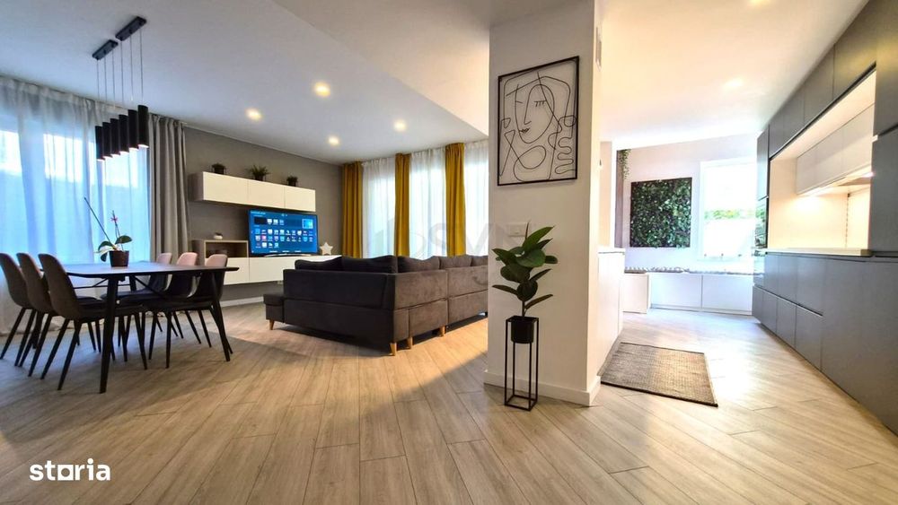 Apartament 3 camere curte 77 mp Pipera loc de parcare inclus Drumul Bi — fotografia 3
