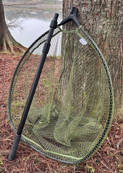 Риболовен кеп с гумирана мрежа