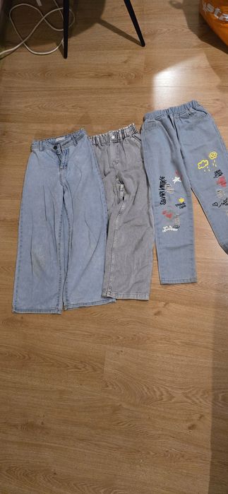 Зимни якета момиче и 2 чифта дънки