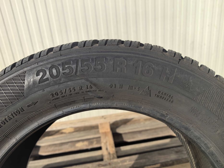 205/55/16 Континентал ДОТ 2012 г - Само 1 брой гума - Като нова