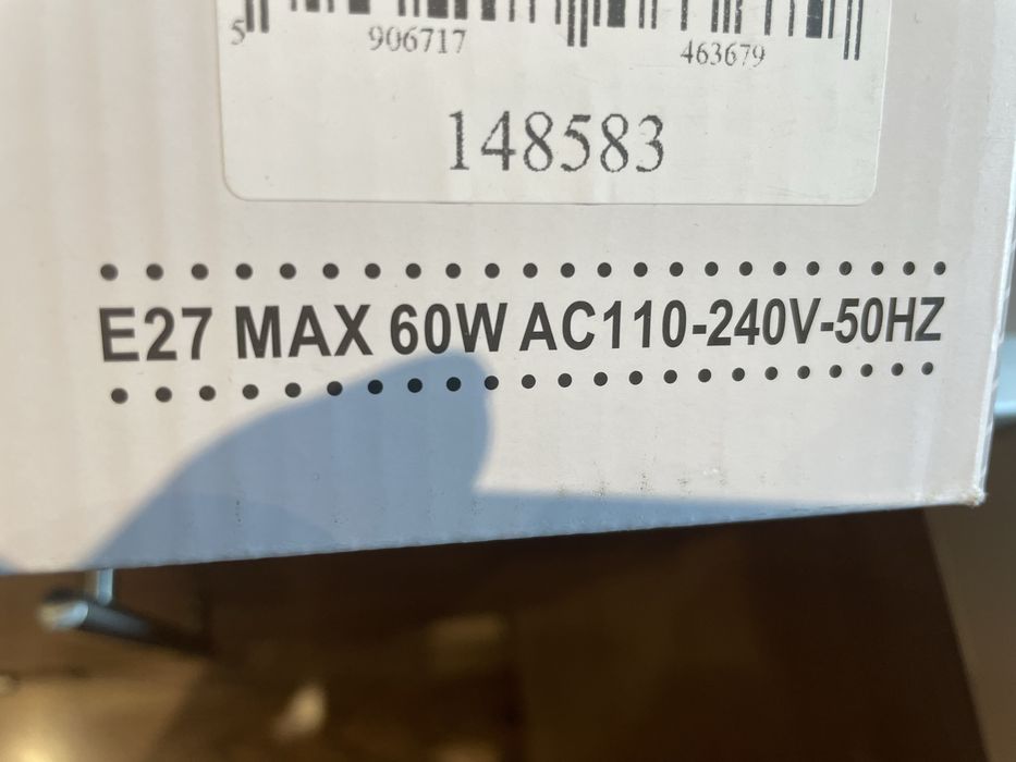 Настолна лампа с чупещо рамо 1хЕ27 15W бяла FOX