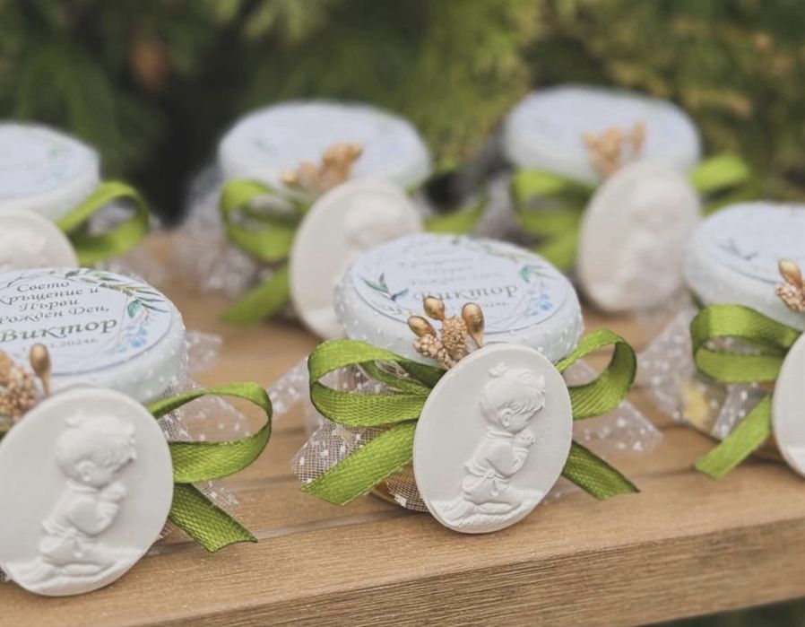 Подаръци за гости - кръщене, погача, бал, сватба, рожден ден