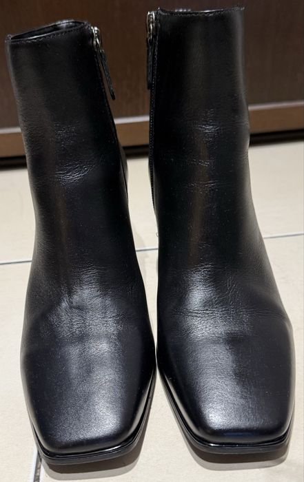 Botine Ghete Kendall+Kylie piele negru marime 9US/ 39-40EU