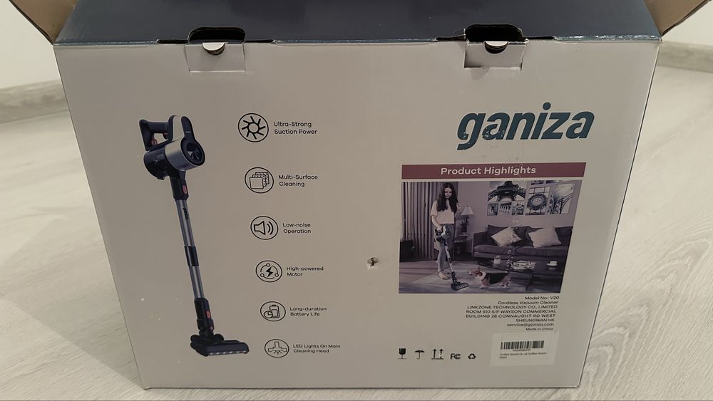 Продаю пылесос аккумуляторный Ganiza