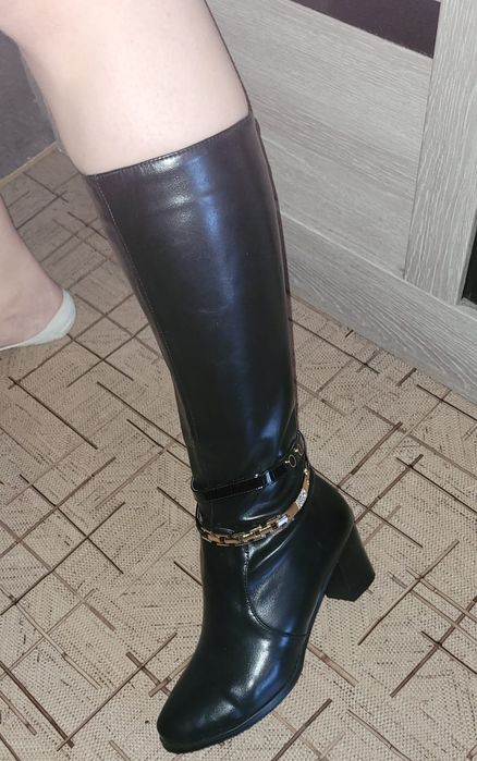 Новые сапоги весна-осень.