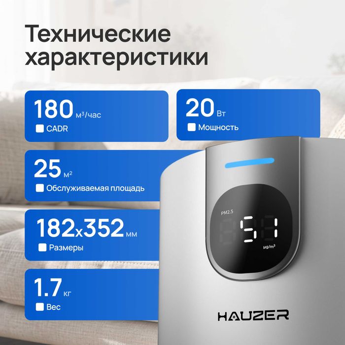 Очиститель воздуха Hauzer Air Guard Pro