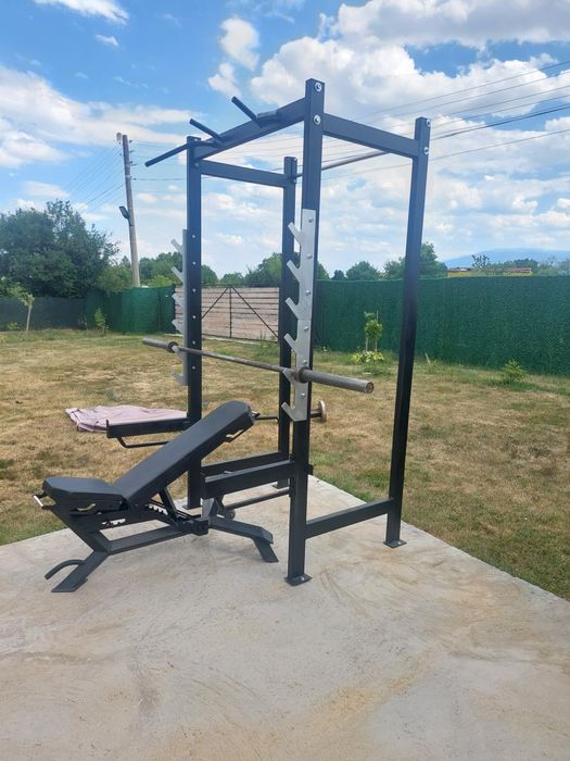 Силова клетка с лост за набиране