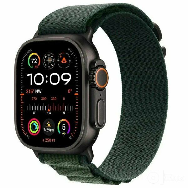 Apple watch Ultra 2 (2024) Black Ti Dark Green AL (M) MX4R3