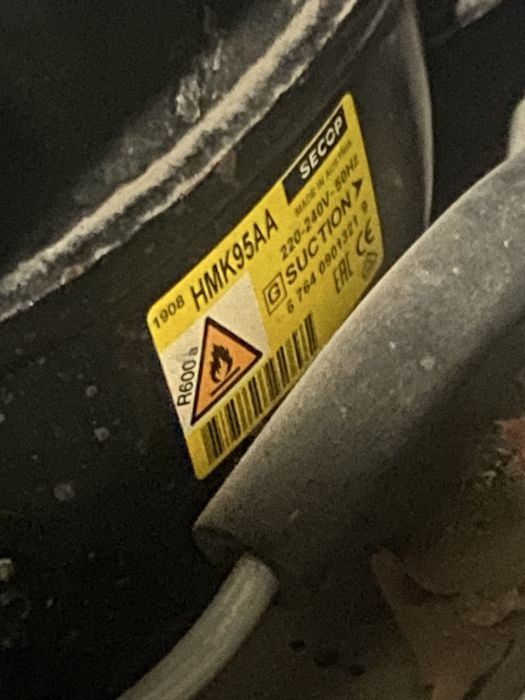 Морозильник бу с новым компрессором и фреоном