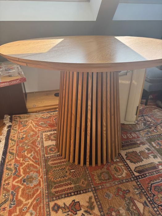 Трапезна маса скандинавски стил дърво разтегателна