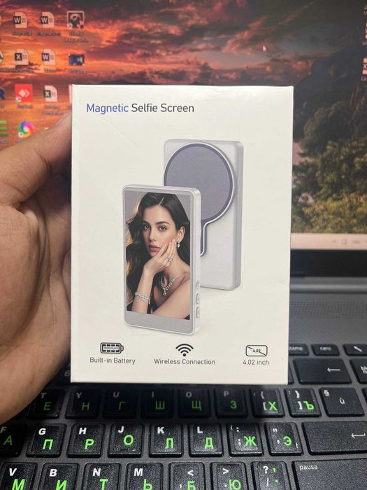 Магнитный селфи-экран для блогеров/ Vlog screen