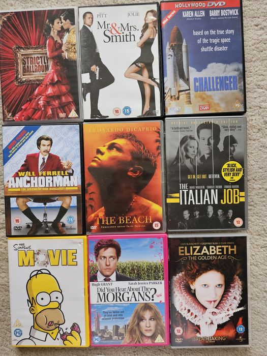 Оригинални DVD от лична колекция на Английски език