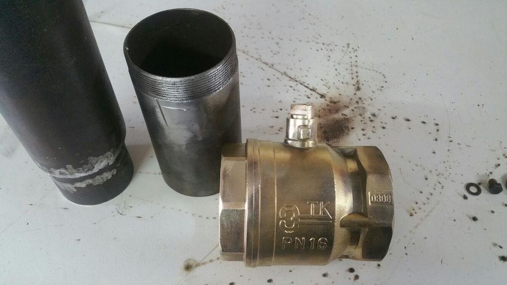 Кран шаровый латунный DN80