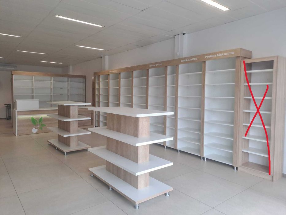 Mobila magazin/ rafturi