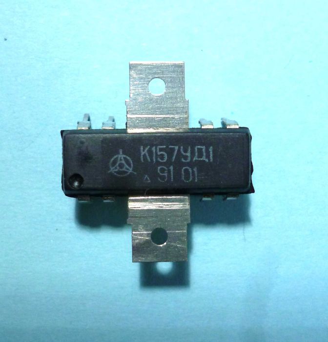 Circuit integrat rusesc specializat К157УД1 / K157UD1 amplificator operațional de putere driver universal utilizat in aparatura audio si industriala