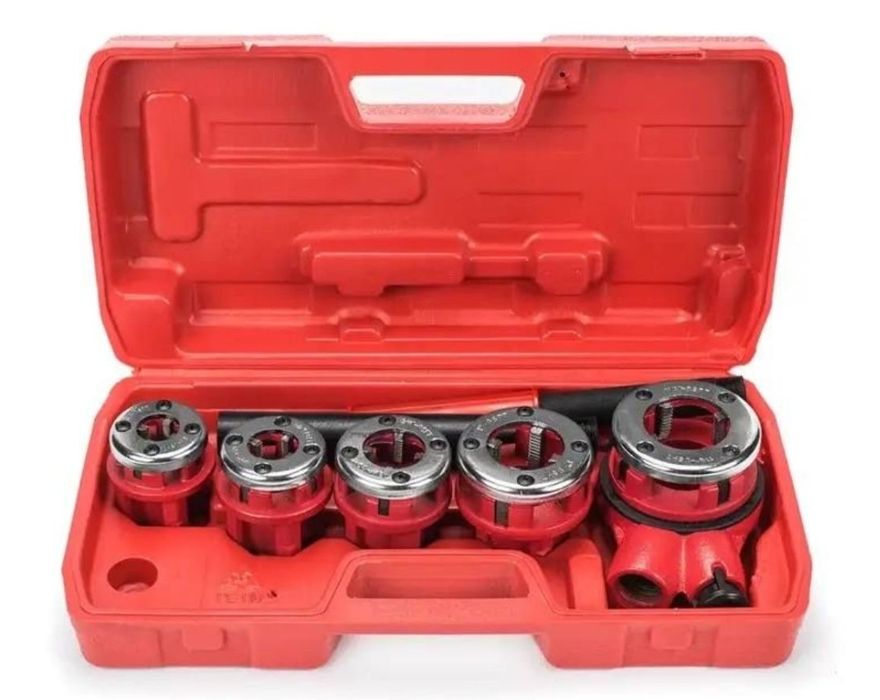 Набор плашек для нарезки резьбы труб – 5 шт