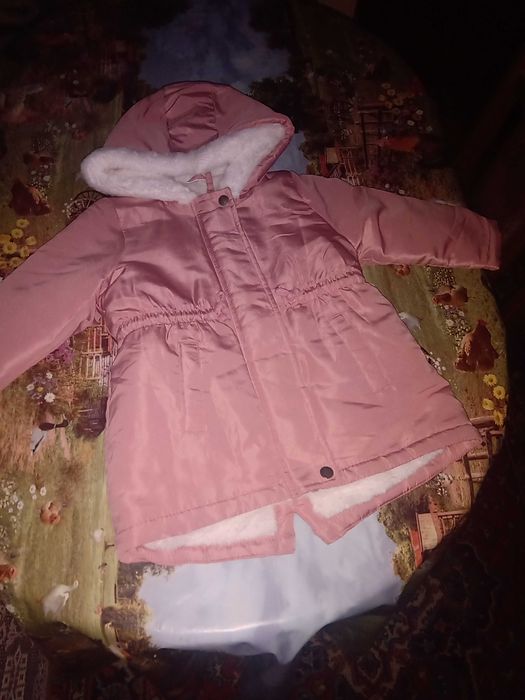 Зимна парка за момиче-размер 98