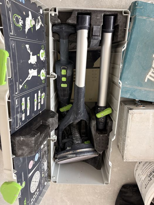 Жираф с прахосмукачка festool