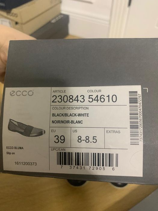 Ecco 39 размер маломерки