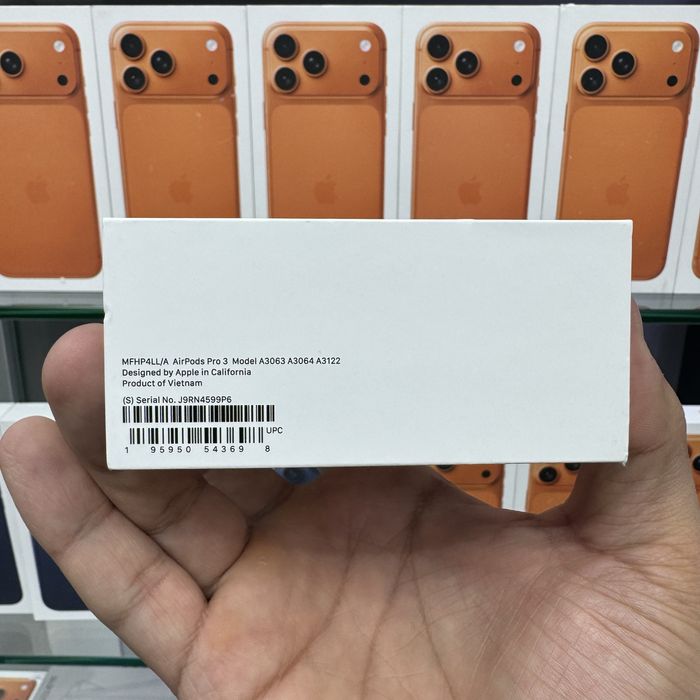 Оригинальные наушники AirPods Pro 3 с гарантией