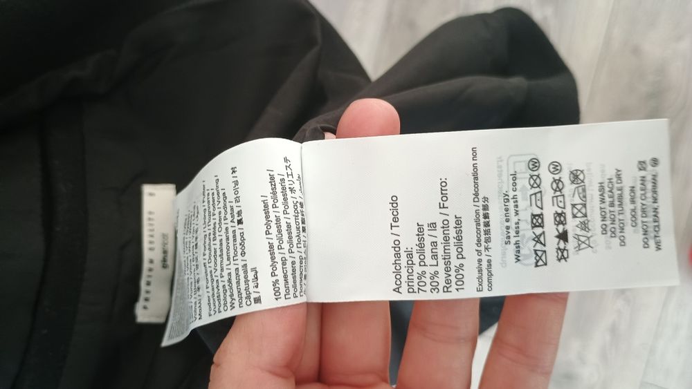 Sacou oversize cu lână