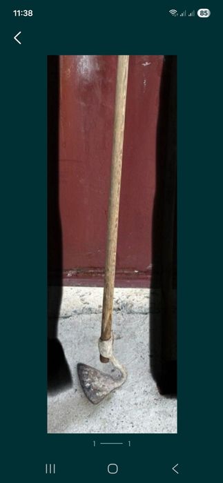 Тяпка садовый с черенком.