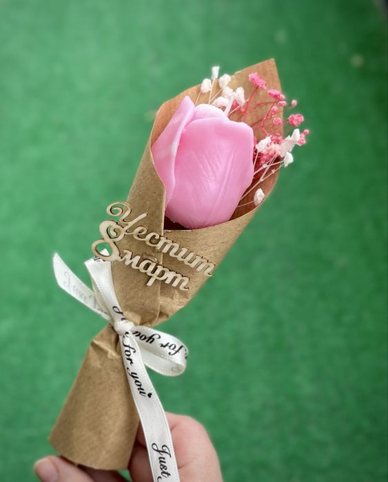 Мини ароматни букетчета от соев восък