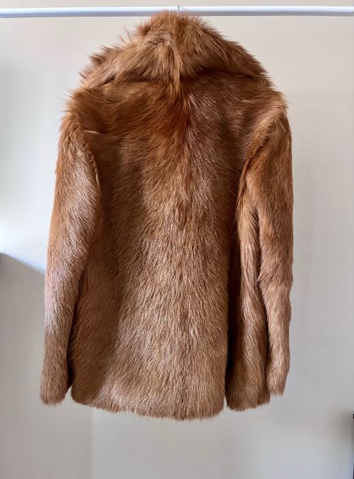 Кожено палто от лисица