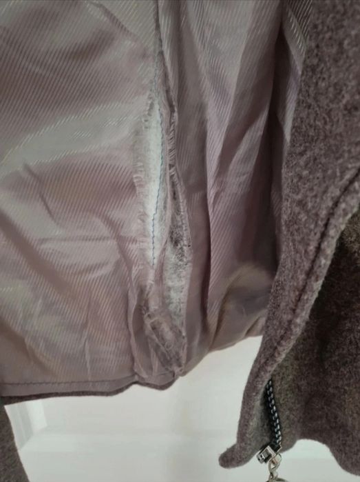 Palton lana cu cordon