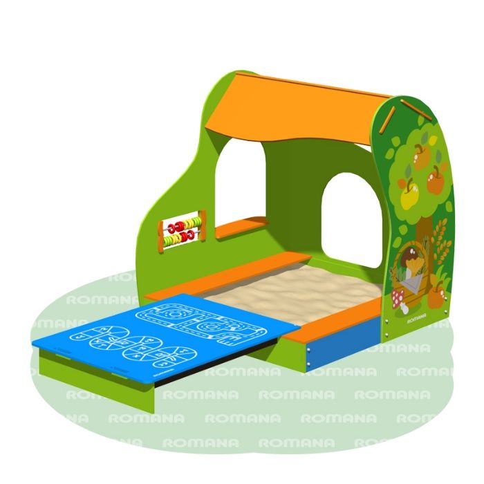 Песочницы ROMANA Горки Качели Карусели Качалки Детские площадки