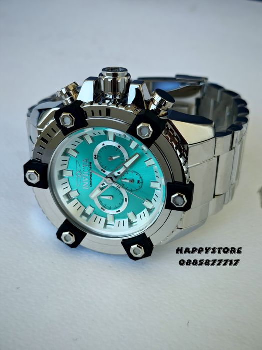 INVICTA Falcon Swiss Full metal Silver 56 mm, Инвикта нов мъжки часовник
