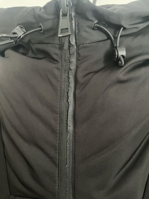 Палто Зара Zara и шуба Bershka