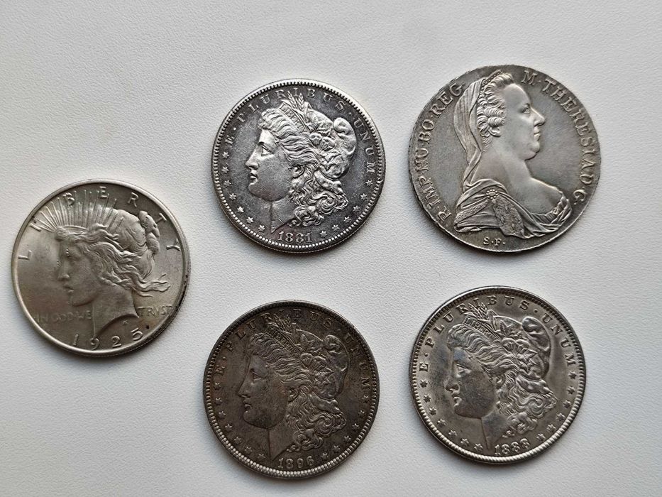 Юбилейные Пруф рубли СССР, доллары Серебро