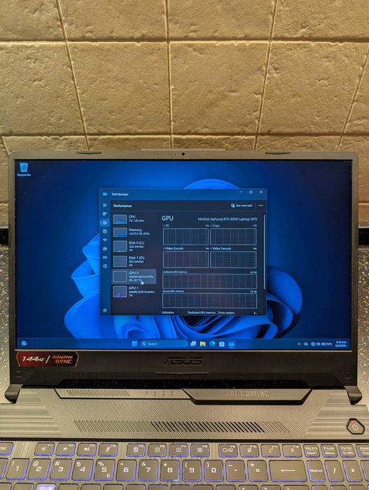 Laptop Asus F15 RTX 3050 | SSD M.2