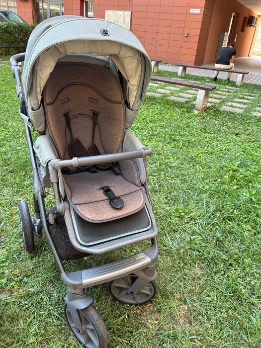 Бебешка количка 2 в 1 Roan BASS NEXT Ocean Mood